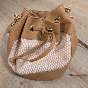 Naturalizer Tan Bucket Bag